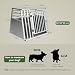 EUGAD Hundetransportbox Aluminium, Autotransportboxen für große/mittlere Hunde Katze 80x65x65cm Kofferraum Transportbox Hundebox für Auto Zuhause Reise, Leicht zu reinigen und Stabil