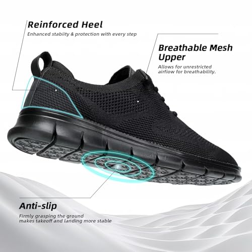 Image of Men's Oxfords Business Shoes Fashion Mesh Casual Dress Walking Sneakers Comfortable Lightweight Soft Sole