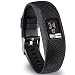 KingAcc Garmin Vivofit 4 Bands, Silicone Replacement Band for Garmin Vivofit 4, with Secure Metal Watch Clasp Buckle Wristband Strap Women Men (1-Pack, Black, Large)