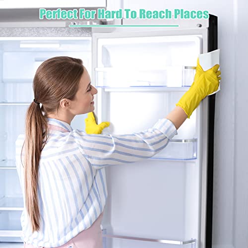 200 Pack Eraser Sheets Disposable Cleaning Sponge Thin Foam Sponge Eraser Nano White Eraser Wipes for Bathroom Kitchen Dish Furniture, Hard to Reach Places