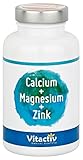 Ideales aufeinander abgestimmt: Das Verhältnis der beiden Mineralstoffe Kalzium und Magnesium liegt in diesen Tabletten gemäß der deutschen Gesellschaft für Ernährung im idealen Verhältnis von 2:1 vor.