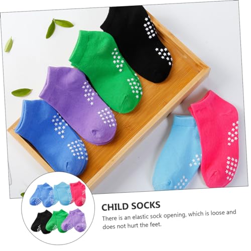 LIFKOME 18pairs Moisture Wicking Socks Boys and Girls Ankle Socks for Boy Girl Summer Stockings Breathable Design2