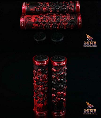 U N Pair Propalm Rubber Skull Handlebar Lock On Desertcart