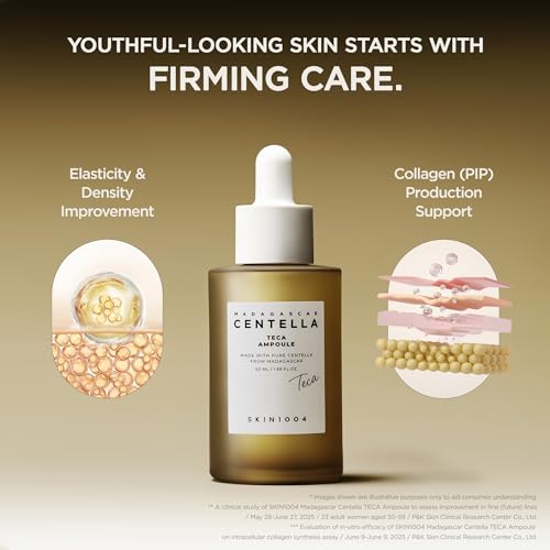 Image of SKIN1004 Madagascar Centella TECA Ampoule, Face Serum with 50X Centella TECA Technology, PDRN for Moisture Barrier Support, Hydrating Serum for Skin Firmness, Korean Skin Care, 1.69 fl oz / 50 ml