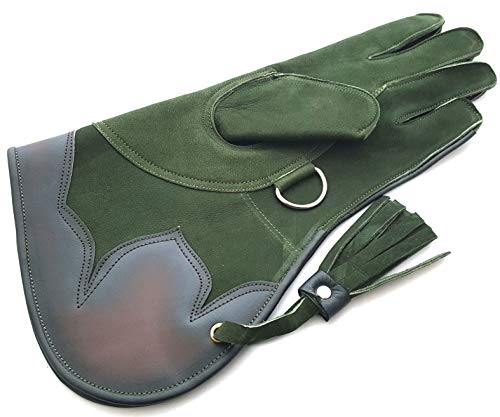 Gants de fauconnerie en cuir de cerf véritable de qualité supérieure