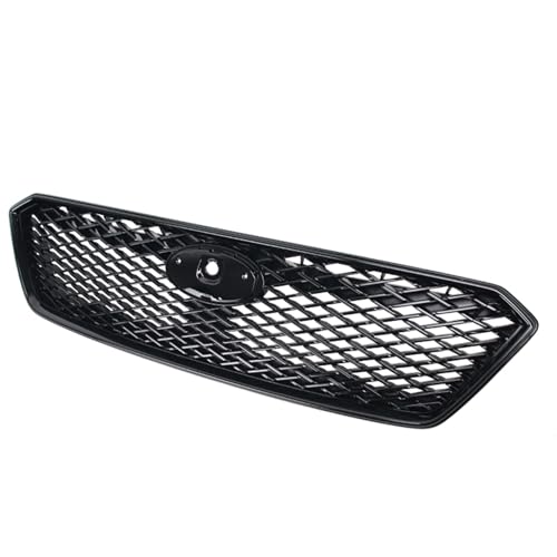 2022 Subaru WRX Sport Grille 2 IKON MOTORSPORTS Front Upper Grille, Compatible with 2017-2019 Subaru Impreza, Sport Style Gloss Black ABS Plastic Replacement Front Bumper Hood Grill 1PC