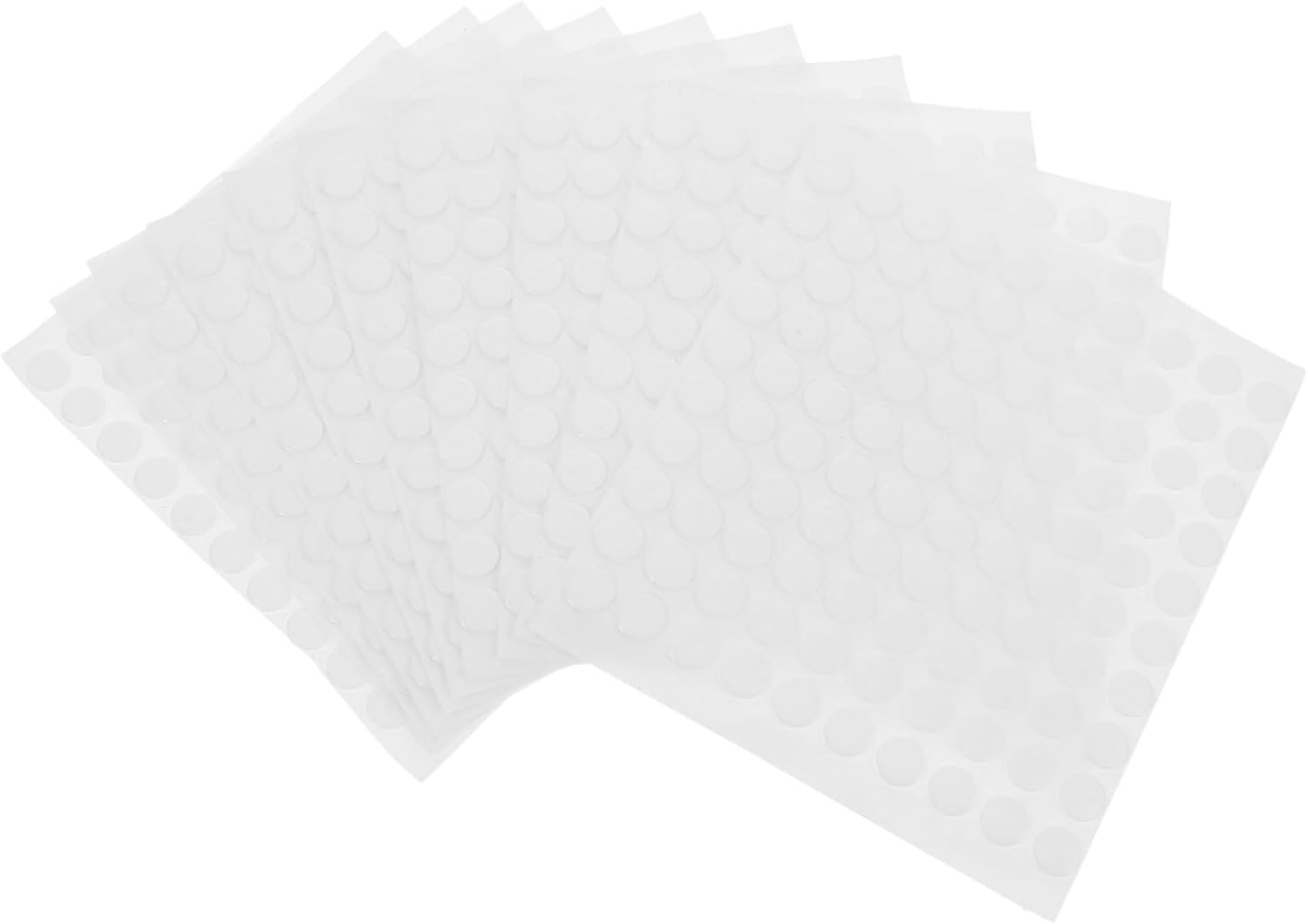1000pcs Clear Double Sided Adhesive Dots Removable Transparent Round Stickers for Car Dashboard Center Console Home and Office Use No Residue Multipurpose Adhesive Tapes