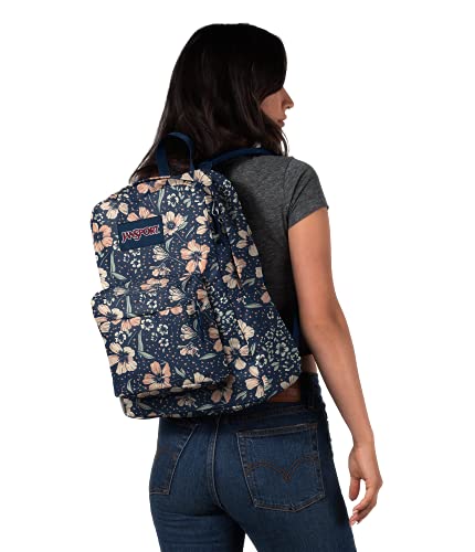 Image of JanSport SuperBreak Backpack, Fields of Parad - Durable, Lightweight Bag with 1 Main Compartment, Front Utility Pocket with Built-in Organizer - Premium Backpack
