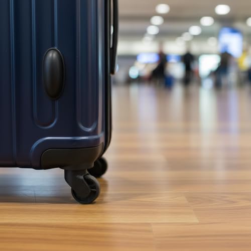 Image of 1Pair Replacement Plastic Stud Luggage Feet Pads Baggage Replacement Stud Foot Black Feet Pads for Luggage Bags Suitcase Stand Feet for All Suitcase Luggage and Travel Gear Travel Accessories