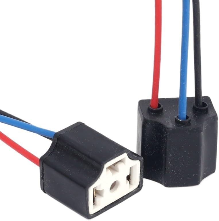 Ceramic L*/ED Headlight Socket Car Headlight Replacement Repair Bulb Holder Connector Plug Auto Bulb Wire Socket 20/2pcs(20pcs)