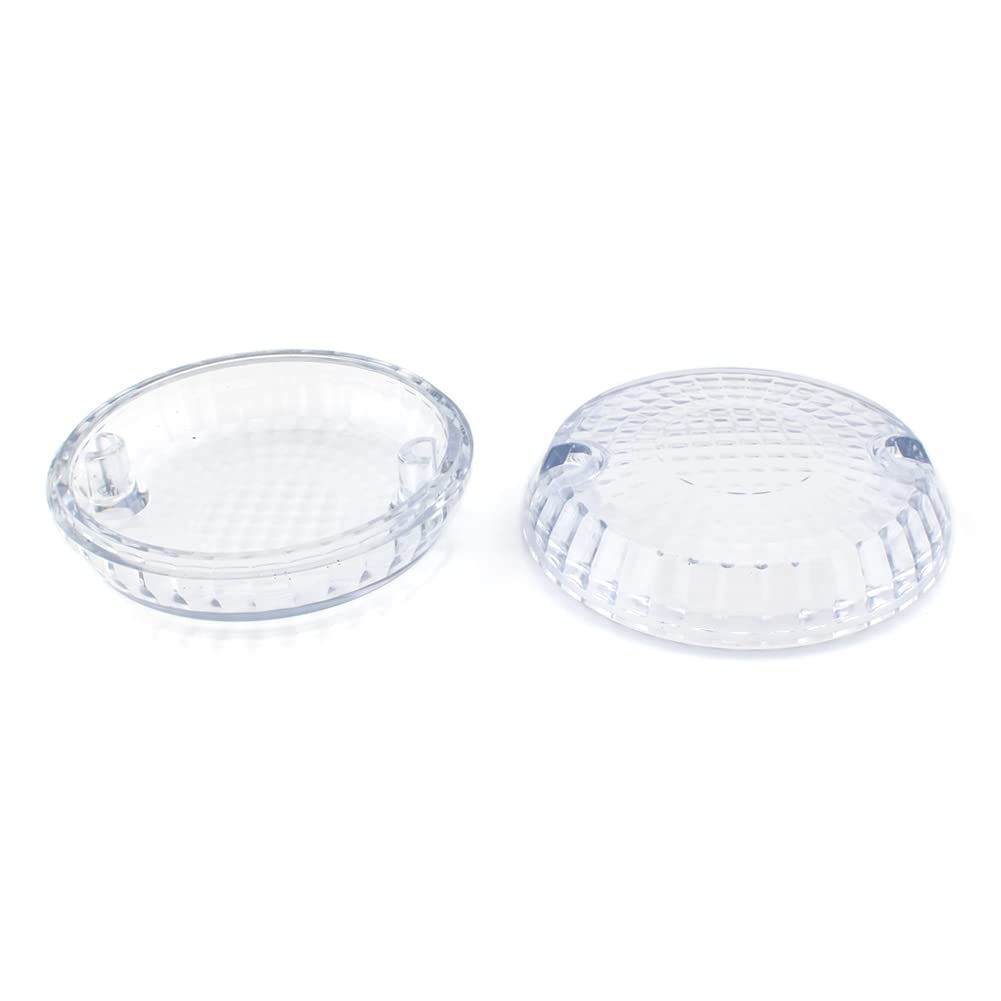 Bacar Turn Signal Light Lens Cover Clear Indicator Covers Replacement Bezels 2 Pcs for Kawasaki Vulcan 1500 Classic Mean Streak 1600 750 800 900