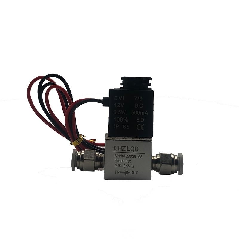Válvulas solenoide de aluminio 1/4 neumáticas para control de flujo de agua y aire comprimido