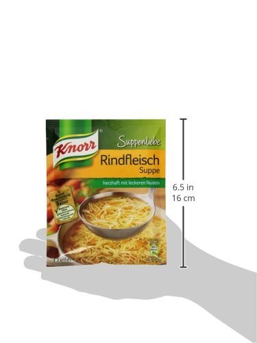 Knorr Suppenliebe Fertigsuppe Rindfleisch Suppe, 3 Portionen, 76g – Bild 7