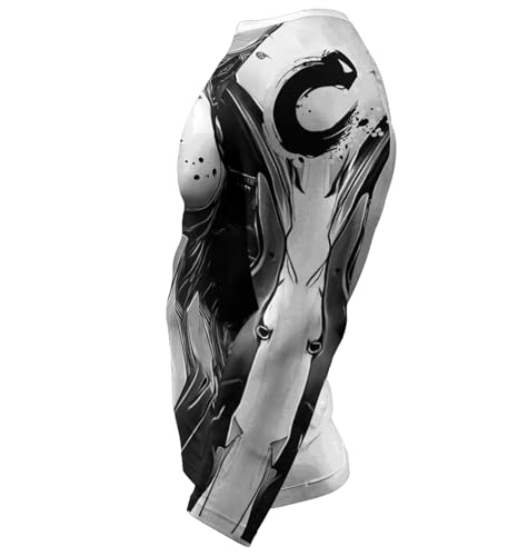 Men's Long Sleeve Compression Shirt UPF 50+ Rash Guard - Quick Dry, Baselayer for Surfing, BJJ, Training, Running, Swim3