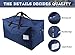 iwill CREATE PRO 100L House Moving Organizer Bags, College Dormitory Storage Bags, Traveling Duffel Tote Storage Bag, Blue