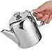 Kuuleyn Pot Rond, Vieille Bouilloire à Eau cafetière théière Bouilloire en Acier Inoxydable cruche d'eau Froide Bec Court pour Restaurant d'hôtel(Approx.500ml)