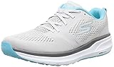 Weiches Textilfutter Skechers Damen Pure 2 Sneaker, Grau/Türkis, 41 EU