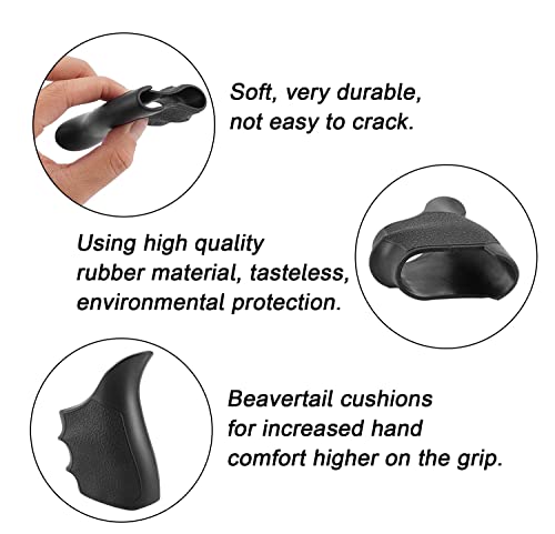 Clkogo Rubber Grip Glove Sleeve, Slip-On Grip Compatible With Glock19, 23, 32, 38 (Gen 1/2/5-For Glock 19 23 32 38) #TOP4