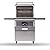Coyote 28 Inch Freestanding Pellet Grill on Cart, Stainless Steel, Intuitive Digital Touch Control - C1P28-FS