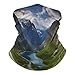 LDGSUPH Norwegian Fjords Neck Gaiter for Adult Soft Dust-proof Windproof Face Cover Fashion Neck Cozy Gator Scarf Multipurpose Sunscreen Breathable Bandana Face Mask Scarf