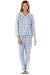 Casual Nights Women's V-Neck Long Sleeve Print Pajama Set