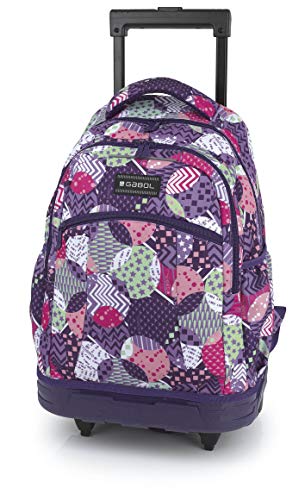 Gabol Mochila Trolley Globe Infantil  44 cm  Multicolor