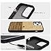 Man&Wood Terra I19250i12P iPhone 12 Pro Case, Wood, Limba, Thin, Wood Cover, Heavy Duty, Hybrid, Strap Hole, Qi Charging, Wireless Charging, iPhone 12 Pro Cover