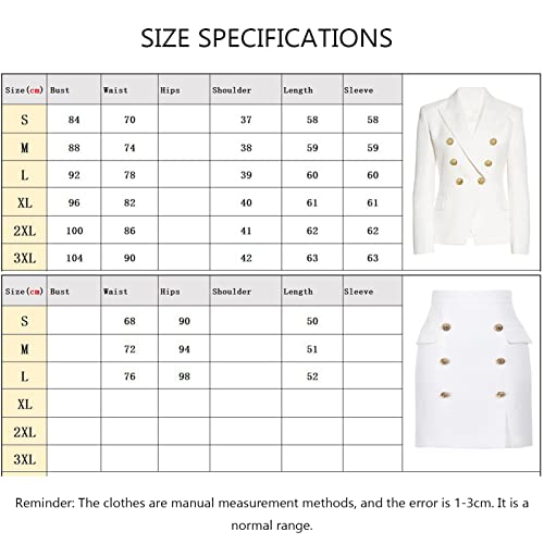 JZFGJ Conjunto de terno feminino casual sólido trespassado para escritório roupa de trabalho 2 peças