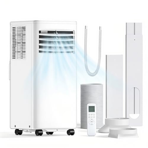 Image of Antarctic Star 8000 BTU Portable Air Conditioner, 4-in-1 Portable AC Unit Cool up to 350 Sq.Ft, 4 Modes Room Air Conditioner with Remote /24Hrs Timer /360 Wheels, Window Installation Kit Included