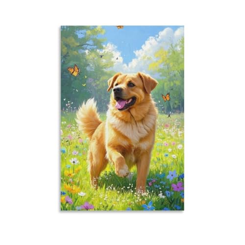 Toile Rottweiler moderne de 50x75 cm pour salon et chambre