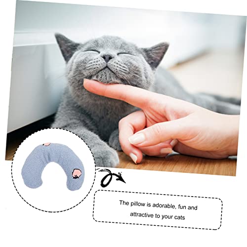 Almohada para cuello de felpa con soporte protector cervical 4