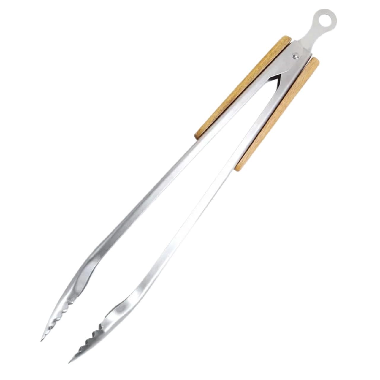 Pinze Da Cucina Pinzas extralargas profesionales de 2 uds. De 18 pulgadas con empuñaduras de madera de Acacia, pinzas for barbacoa resistentes Para Cocina