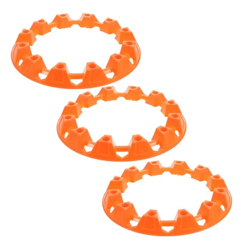 TOGEVAL 3 Piezas Cubiertas de Centro de Rueda ATV de Tapas Decorativas de Plástico para Llantas Todoterreno Accesorios para Ruedas Compatibles con Vehículos de Playa