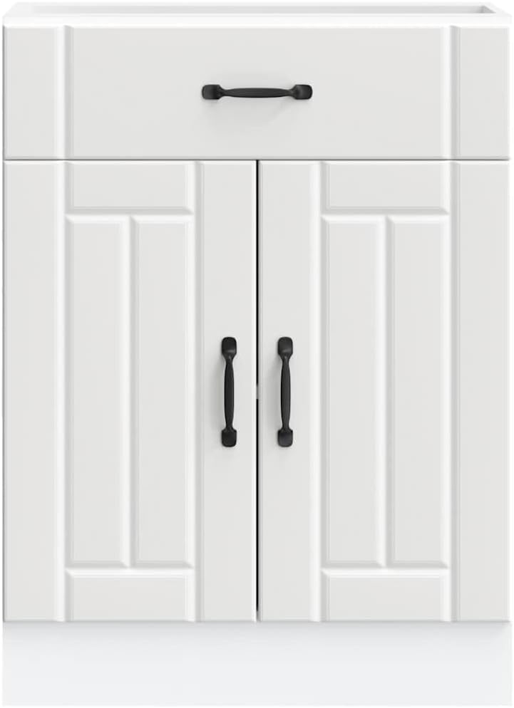 Dimensional drawing of the vidaXL Kitchen Base Cabinet