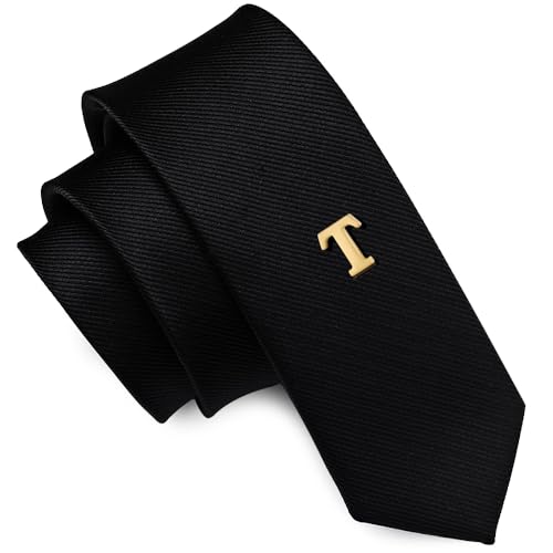 Image of HONEY BEAR Mens Womens Initial Alphabet Letter Lapel Pins Collar Badge Brooches for Business Wedding Graduation Gift Matte Gold 0.59 inches