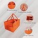 Baby Diaper Caddy is a versatile baby basket designed for nursery storage, car organization, and as a thoughtful gift for baby showers. Perfect for storing diapers and baby wipes. (Orange)