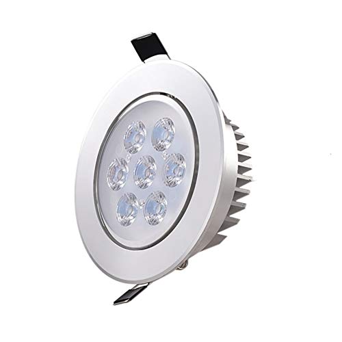 Downlight moderne blanc 3000K en aluminium avec projecteur intégré