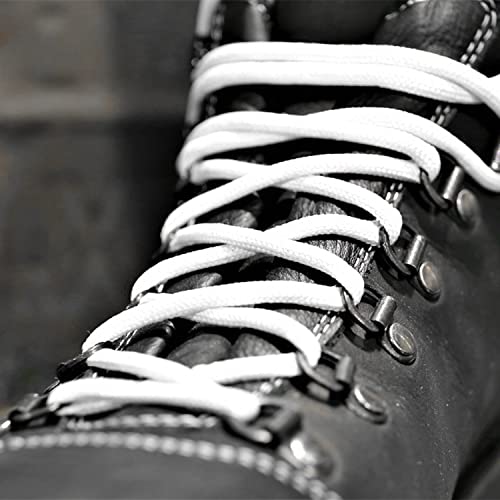 TORMEN 45" Round Shoe Laces Durability Athletic for Sports Shoes Boots Sneakers Skates Fits All Adult and Kids