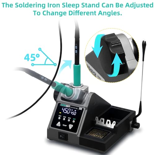 Image of SUGON T21 Soldering Station Compatible Original Soldering Iron Tip 210 /245 /115 Handle Control Temperature Welding Rework Station(T21-115+3Tips)