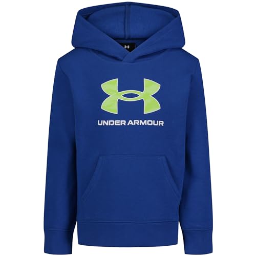 Image of Under Armour Boys' Fleece Pullover Hoodie Sweatshirt, Soft & Comfortable, Relaxed Fit