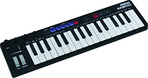 Image of midiplus AKM322 mini size 32 keys USB MIDI Keyboard Controller