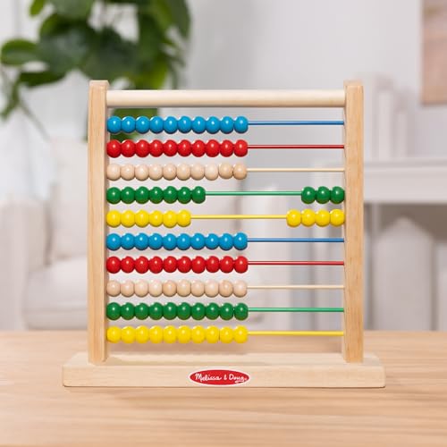 Melissa & Doug Abacus Classic Wooden Toy with 100 Colorful Beads - image 9