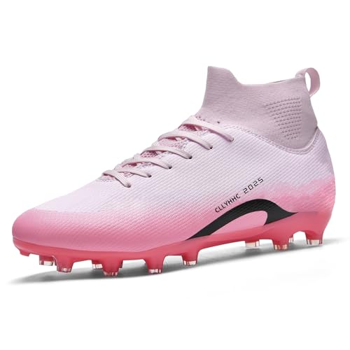 Mens Soccer Shoes Womens Indoor Outdoor Football Cleats Unisex Baseball Turf Shoe Youth Rugby Adult AG FG TF Football Boots Wide Training Sneaker