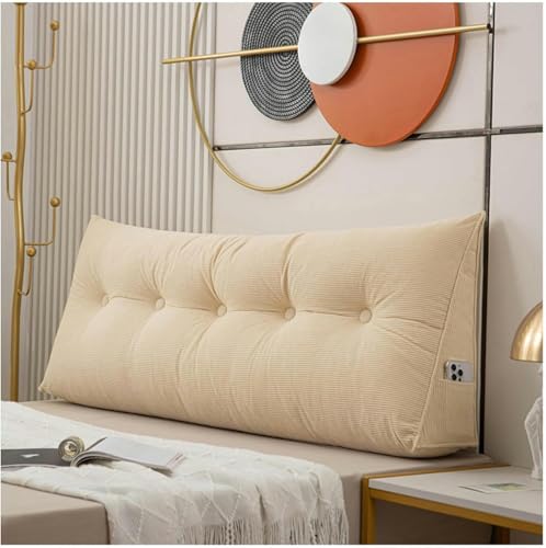 Coussin de dossier pour s'asseoir au lit et lire confortablement le soir
