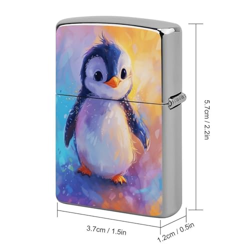 Estuche para encendedor clásico de cobre con diseño miniatura 2