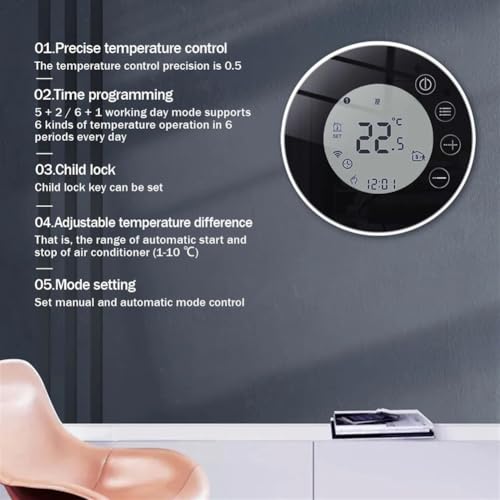 Thermostat Intelligent WiFi Tuya programmable - Contrôleur température