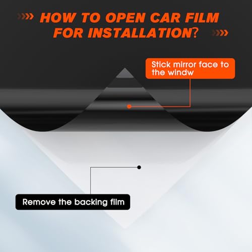 image for PAMAGOO 5% Percent Car Window Tint, 5% VLT Nano Ceramic Window Tint Ro