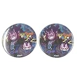 2個 魔天・空亡ボーイ 妖怪ウォッチ ぷにぷに 缶バッジ punipuni