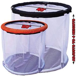 The Zone Adjustable Height Round Base Goal - 40" or 20" Wide - Optional Colored Skirts & Open Net (Skirts DO NOT Include Goals.)