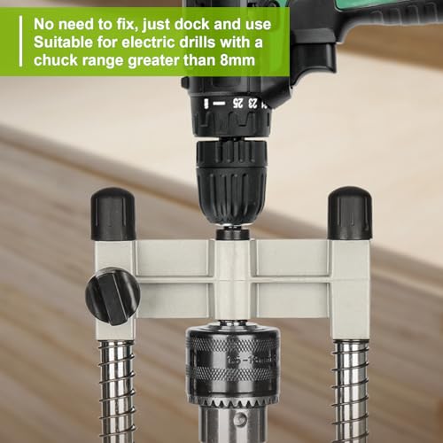 CertBuy Portable Drill Press for Hand Drill, Adjustable Multi-Angle For 1.5-13mm Drill Holder Guide - Image 7